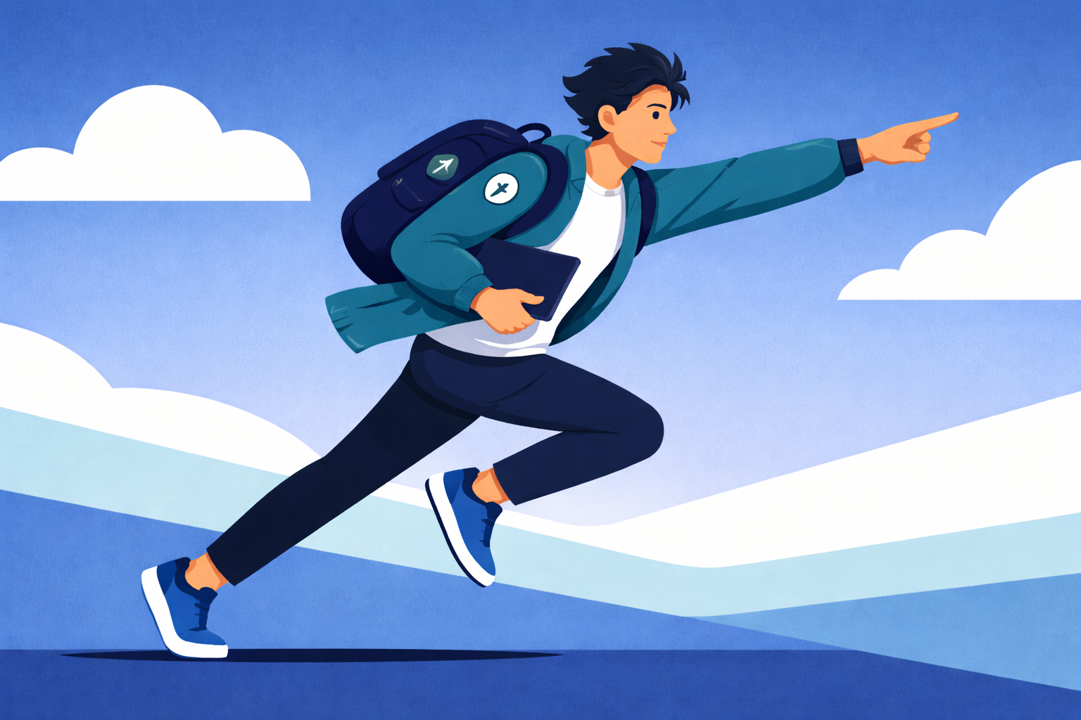 先駆者のイラスト